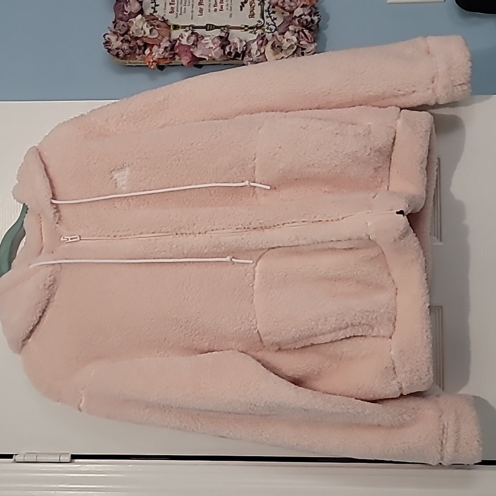 Adidas Pink Fleece Jacket